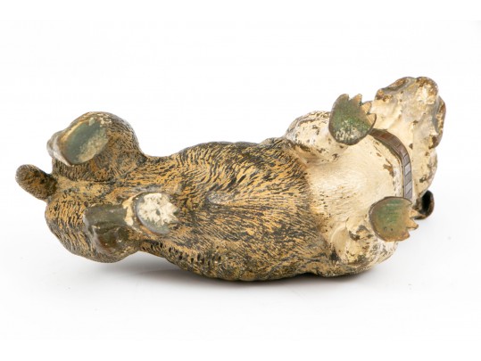Cold Painted Vienna Bronze Figure Of A Bull Dog