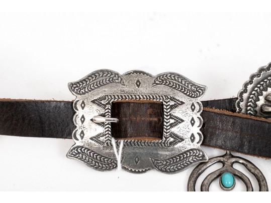 Adrienne Teeguarden Striking Southwestern Style Concho Belt