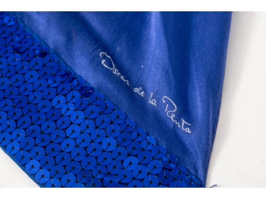 Oscar De La Renta - Blue Sequin