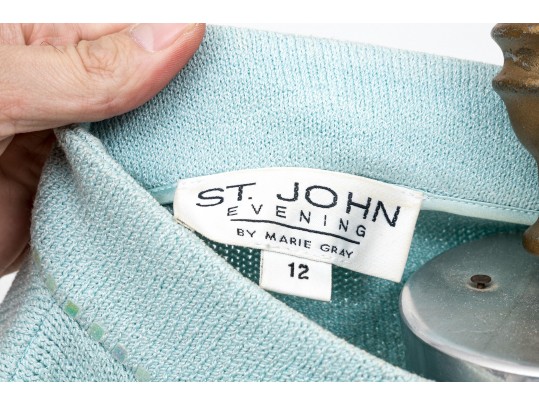 Two St. John Cardigans Size 12, And One Escada Sweater Size 38