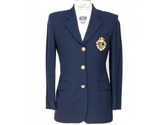 Vintage Ralph Lauren Embroidered Blazer, Size 12