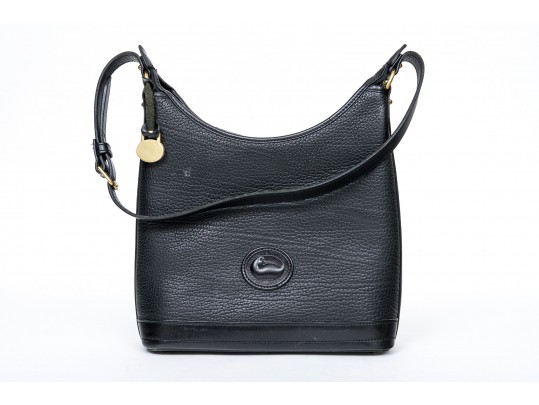 Dooney & Bourke Lot Of Two Handbags, Including A Black Pebbled Leather Bag