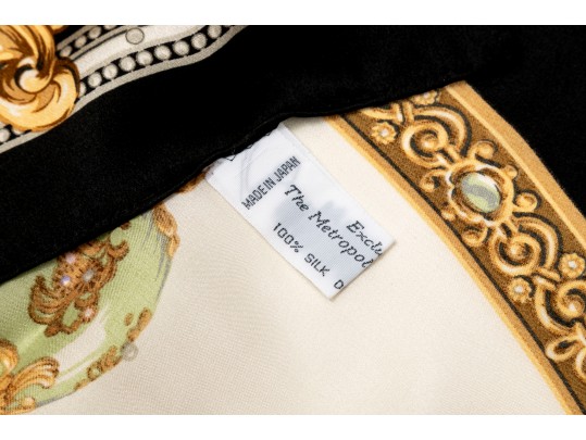 Lovely Silk Scarf Commemorating The Faberge Exhibit At The Met