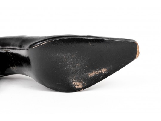 Chanel Quintessential Black Leather Pumps, Size 38 1/2, With Box