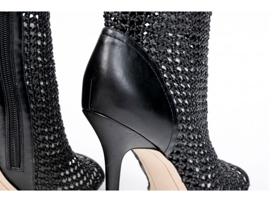 Sam Edelman Woven Peep Toe Heels, Size 9.5M