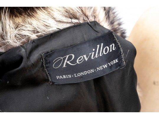 Revillon Hooded Fur Coat