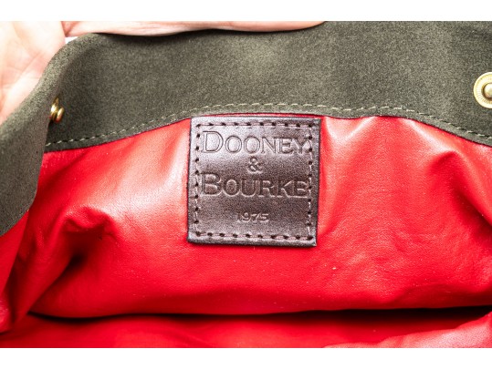 Dooney & Bourke Lot Of Two Handbags, Including A Black Pebbled Leather Bag