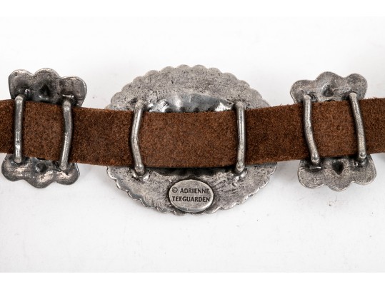 Adrienne Teeguarden Striking Southwestern Style Concho Belt