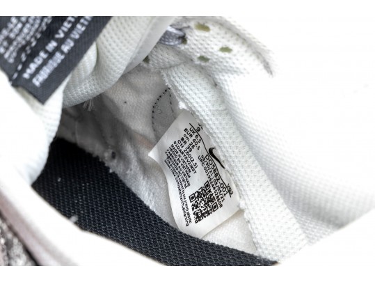Nike And Veja White Casual Sneakers, Size 9