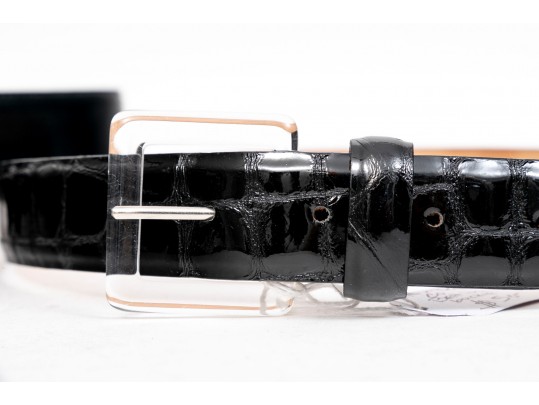 Ralph Lauren, Bergdorf Goodman, HenriBendel Black Leather Belts, Sizes 30, M