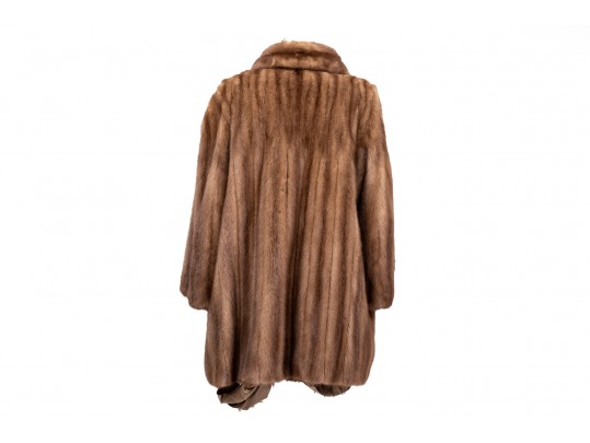 Light Brown Bergdorf Goodman Fur Coat