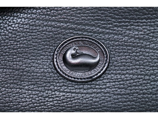 Dooney & Bourke Lot Of Two Handbags, Including A Black Pebbled Leather Bag