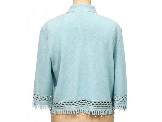 Two St. John Cardigans Size 12, And One Escada Sweater Size 38