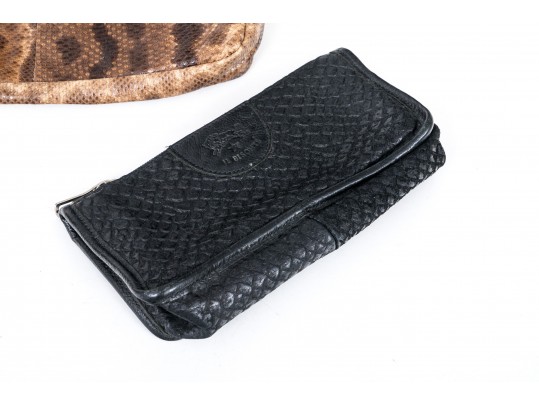 Lot Of Three Assorted Fashion Clutch Style Handbags