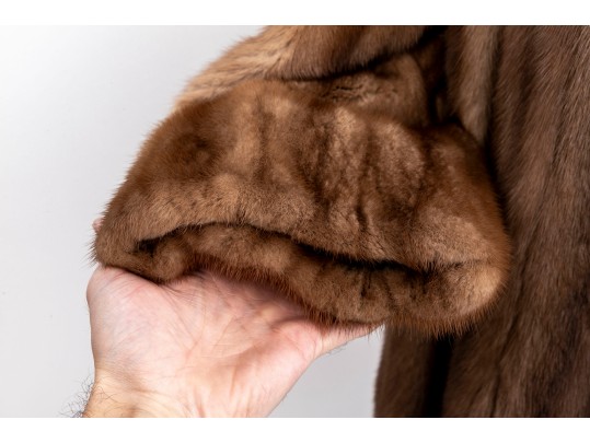 Light Brown Bergdorf Goodman Fur Coat
