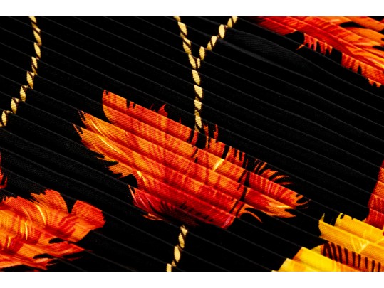 Hermès Silk Plissé Scarf, 90cm With Box