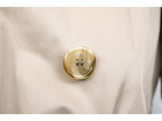 Classic Burberry Trench Coat With Waist Belt