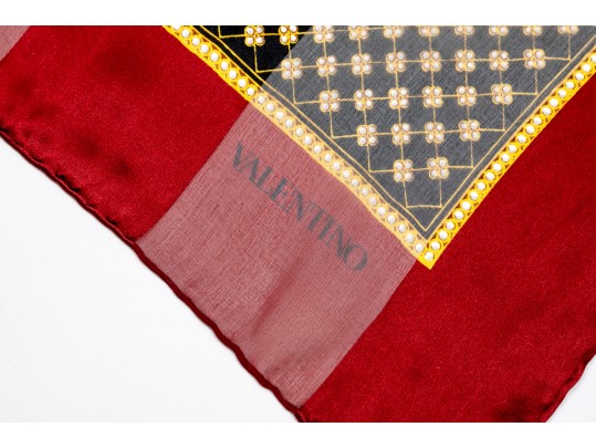 Valentino Silk Scarf, Made In Italy