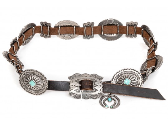 Adrienne Teeguarden Striking Southwestern Style Concho Belt