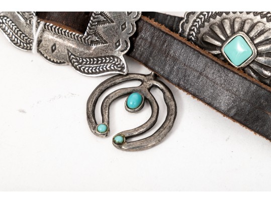 Adrienne Teeguarden Striking Southwestern Style Concho Belt