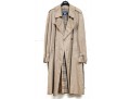 Classic Burberry Trench Coat With Waist Belt