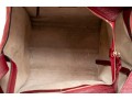 Valentino Lavish Burgundy Leather, Alligator And Suede Oversized Top Handle Bag