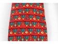 Lot Of Two 100% Silk Hermes Ties, Predominantly Red And Yellow Tones