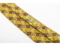 Hermes Lot Of Three Silk Ties, Assorted Colors And Patterns