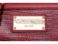 Valentino Lavish Burgundy Leather, Alligator And Suede Oversized Top Handle Bag