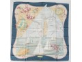 Salvatore Ferragamo Silk Scarf With Fish Motifs, Pink, Blue And Yellow Tones