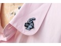 Gucci Pink Rabbit Embrodered Shirt, Size 46/18