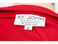 Bright Red St. John Button Up Cardigan, Size 12