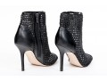 Sam Edelman Woven Peep Toe Heels, Size 9.5M