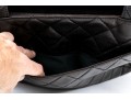 Chanel Striking Dark Brown Lambskin Quilted Leather Tote