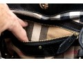 Burberry Edgy Studded Black Leather Bag Handbag