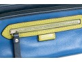 Tasteful Blue And Green Coach Clutch