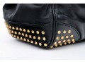 Burberry Edgy Studded Black Leather Bag Handbag