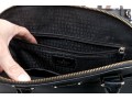 Kate Spade Lot Of Two Classic Top Handle Black Leather Bags