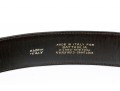 Battaglia Brown Leather Belt, Gold Tone Buckle, Size 36