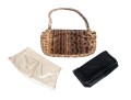 Lot Of Three Assorted Fashion Clutch Style Handbags