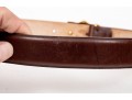De Vecchi Brown Leather Belt, Size Small