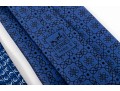 Hermes Lot Of Three Silk Ties, Blue Tones
