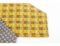 Hermes Lot Of Three Silk Ties, Assorted Colors And Patterns