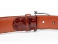 Two Ralph Lauren Leather And Sterling Belts, Size 30