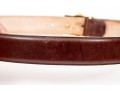 De Vecchi Brown Leather Belt, Size Small