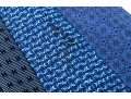 Hermes Lot Of Three Silk Ties, Blue Tones