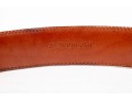 Two Ralph Lauren Leather And Sterling Belts, Size 30