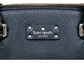 Kate Spade Lot Of Two Classic Top Handle Black Leather Bags