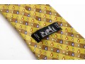 Hermes Lot Of Three Silk Ties, Assorted Colors And Patterns