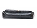 Chanel Classic Black Lambskin Quilted Leather Single Flap Shoulder Bag